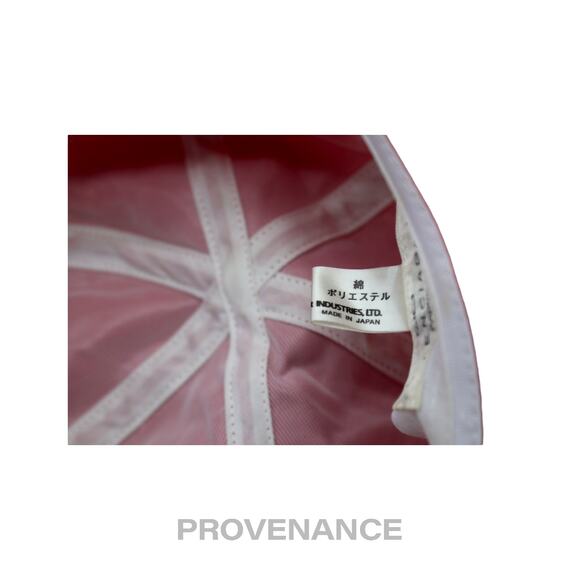 🔴 Balenciaga BB Logo Embroidered Bucket Hat - Red M - Picture 9 of 9